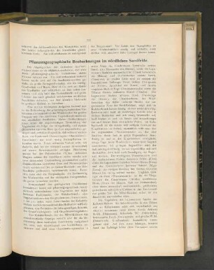 Pflanzengeographische Beobachtungen im nördlichen Sandfelde.