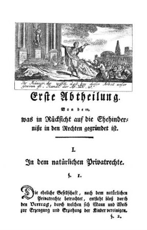 I. In dem natürlichen Privatrechte.
