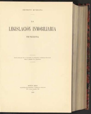 La legislación inmobiliaria tunecina