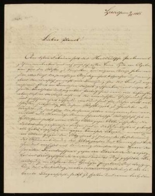 Brief von Otto Fischer an Gottlieb Planck, Hildesheim, 4.12.1866