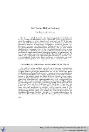 Der Basler Hof in Freiburg.