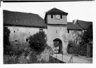 Dilsberg Stadttor Ansicht von der Feldseite