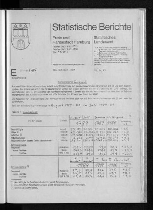 Bauhauptgewerbe August : Lfd. Nr. 45