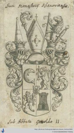 Exlibris (Aus: UB Freiburg, TF 2018/177-2).