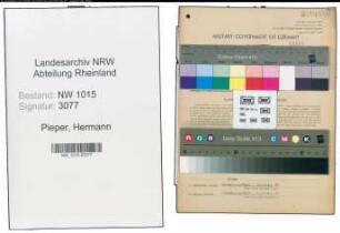 Entnazifizierung Hermann Pieper , geb. 24.08.1922 (Schlosser)
