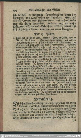 Der 132. Psalm