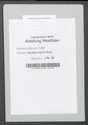 Die öffentliche Wohltätigkeit, Mairie Lengerich
