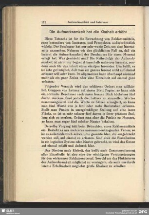 Die Aufmerksamkeit hat die Klarheit erhöht
