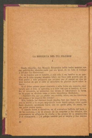 La herencia del tío Filemón