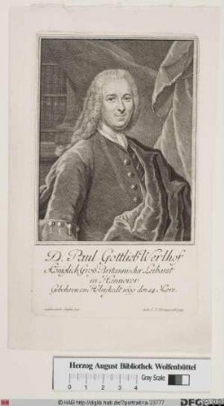 Bildnis Paul Gottlieb Werlhof