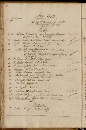 Von [...] Mutzenbecher hier gekauft und aus hiesiger Casse bezahlt.