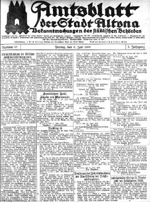 Nummer 27 : Freitag, den 6. Juli 1923