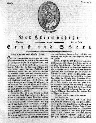 Nro. 145, Montag den 22. July