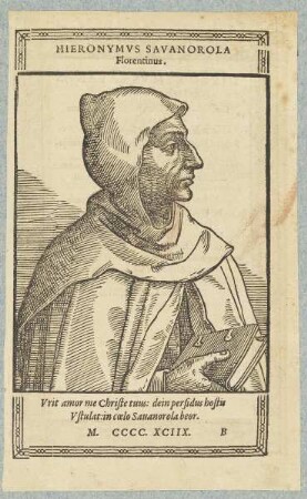 Bildnis des Gerolamo Savonarola