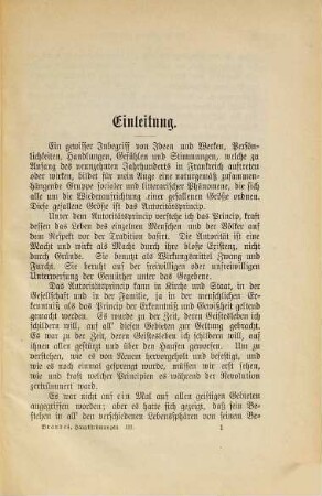 Das Autoritäts-Prinzip und die Revolution von 1789 : Separat-Abdruck aus G. Brandes Hauptströmungen der Litteratur des 19. Jahrhunderts