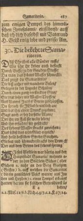 30. Die bekehrte Samariterin