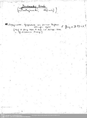 Dostoevskij, Aimee