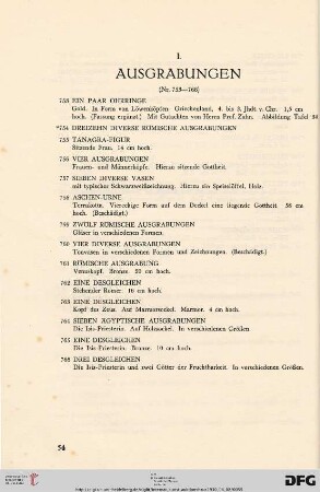 Ausgrabungen (Nr. 753-766)