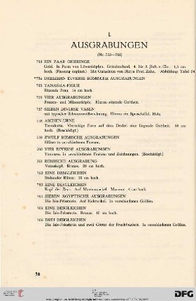 Ausgrabungen (Nr. 753-766)