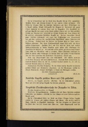 Feindliche Angriffe zwischen Ancre und Oise gescheitert.