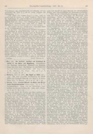 287-293 [Rezension] Wolters, Albr., Der Abgott zu Halle 1521 - 1542