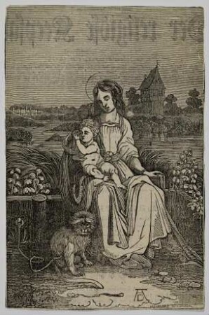 Maria mit der Meerkatze
