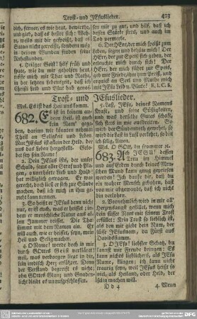 Trost- und JEsuslieder