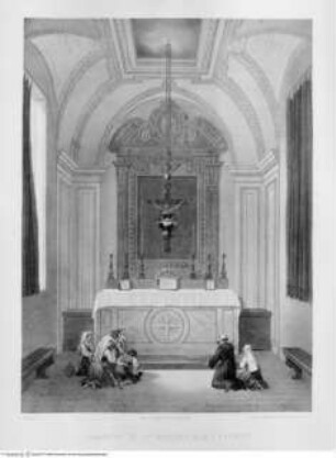 Les sanctuaires de Rome, Tafel (12), vor S. 81: Santa Brigida, Kapelle der heiligen Brigitte von Schweden