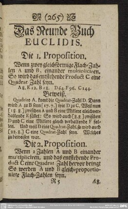 Das Neunde Buch Euclidis