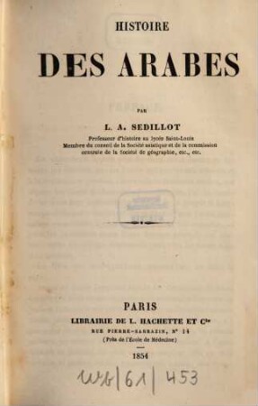 Histoire des Arabes