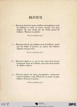 Bijoux (Nr.1-32)