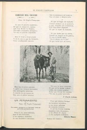 Canción del gaucho