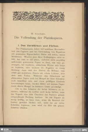 1. Das Verstärken und Färben
