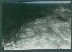 Foto der Befestigungen im Nordwesten von Longchamp nordöstlich von Epinal (Luftbild)