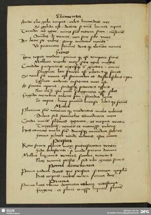 [Prima Commendatio Ab Ipsis Elementis.]