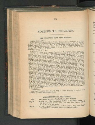 Notices To Fellows.