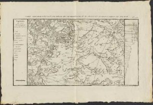 Carte Mineralogique D'Une Partie De La Champagne Où Se Trouvent Chaalons, Vertus, Et Sezanne.