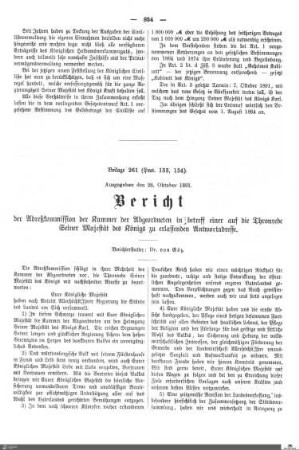 Beilagen zu Protokoll, 133./134. Sitzung