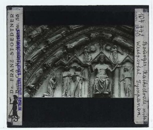 Bourges, Kathedrale Saint-Étienne : Westportal, Tympanon
