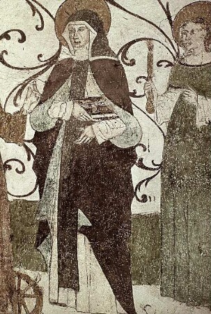 Vier heilige Jungfrauen ( Barbara, Katharina, Odilia und Genovefa?)
