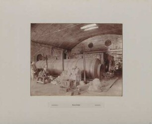 Kesselraum in der Brauerei Hoepfner in Karlsruhe