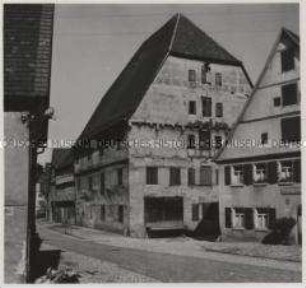 Dinkelsbühl, Untere Schmiedegasse, Altes gotisches Haus