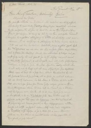 Brief an Otto Fürstner : 1918