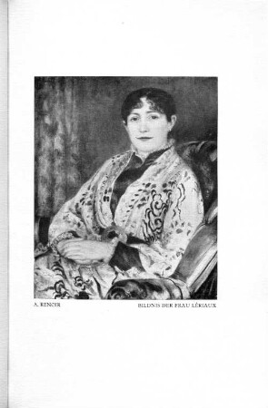 A. Renoir Bildnis der Frau Lériaux