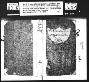 Lager- und Gültbuch über Untersöllbach.