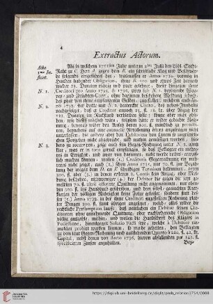 Extractus Actorum