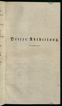 Dritte Abtheilung. Geschichte und Geographie.
