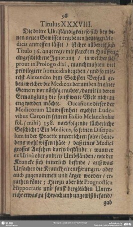 Titulus XXXVIII.