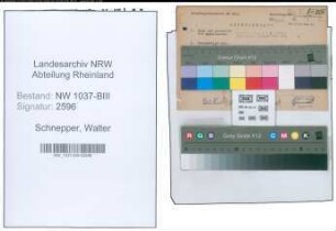 Entnazifizierung Walter Schnepper , geb. 01.01.1911 (Angestellter)