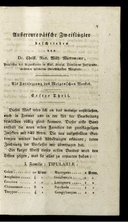 Außereuropäische Zweiflügler